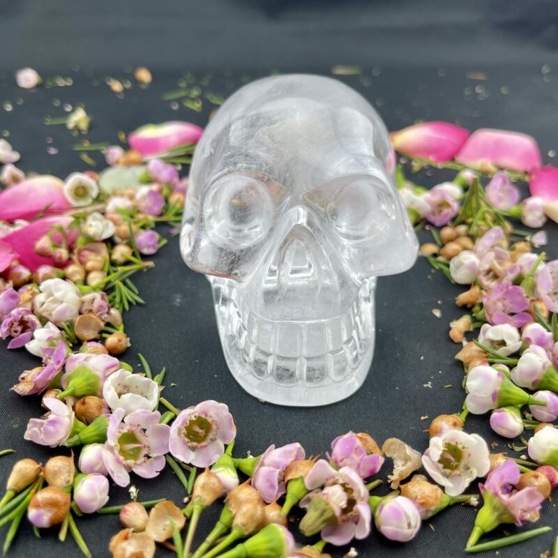 This is Clear Quartz Skull of Purity