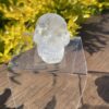 This is Cute Small Clear Quartz Skull