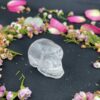 This is Cute Small Clear Quartz Skull