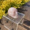 This is Small Rose Quartz Skull of Love