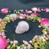 This is Small Rose Quartz Skull of Love