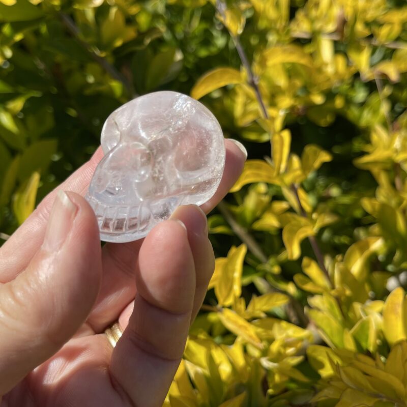 This is Small Clear Quartz Skull of Vision