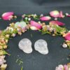 this is Mini Rose Quartz Skull