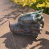 This is Bloodstone Dragon Head Carving