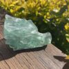 this is Rejuvenating Green Fluorite Dragon Carving