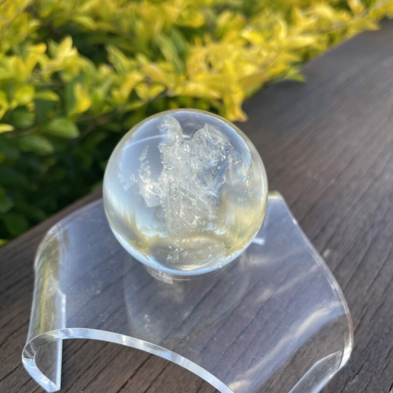 This is Divine Beauty of Our Angelic Clear Quartz Sphere