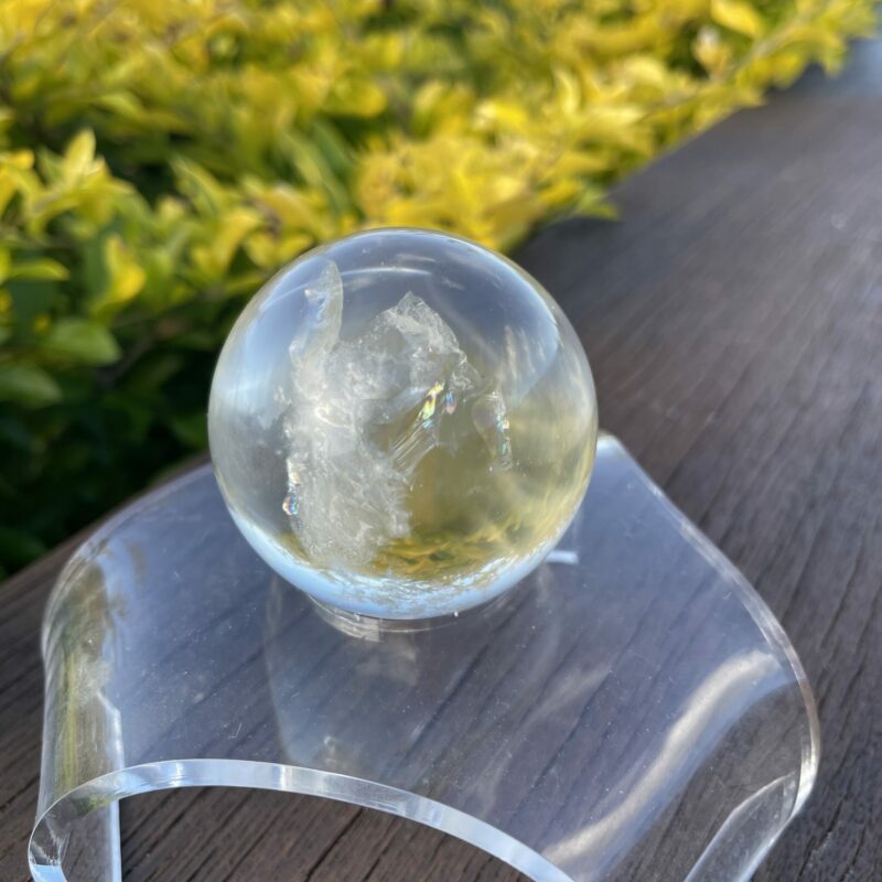 This is Divine Beauty of Our Angelic Clear Quartz Sphere