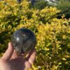 This isProtective Black Tourmaline Rutilated Sphere 8cm