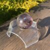 This is Enchanting Smokey Amethyst with Rainbow Medium Sphere