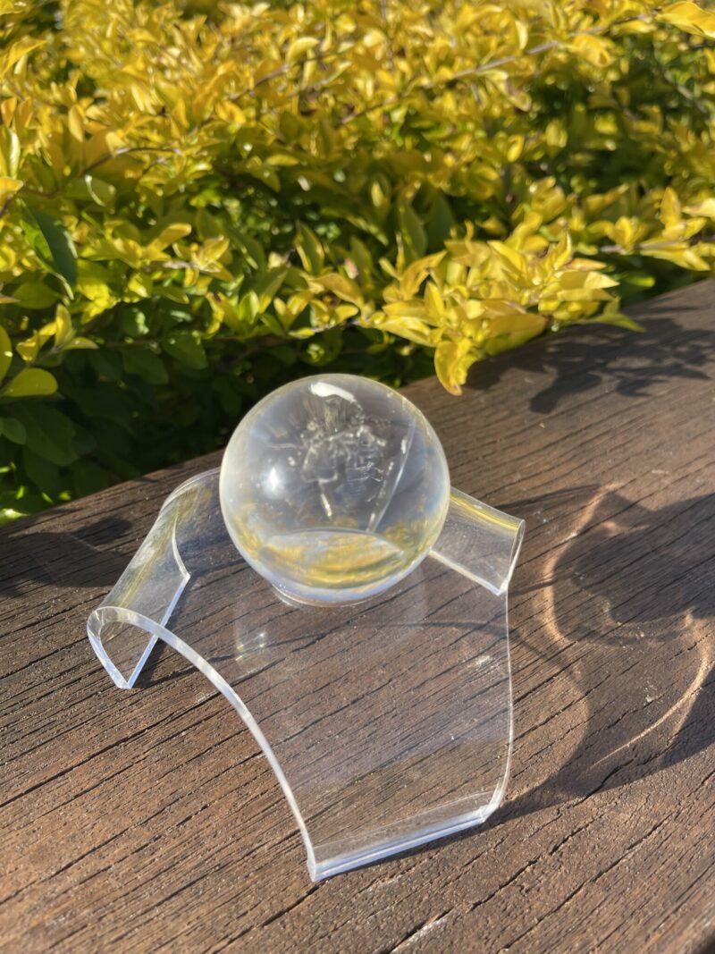 This is an amazing AAA Water Clear Quartz Sphere