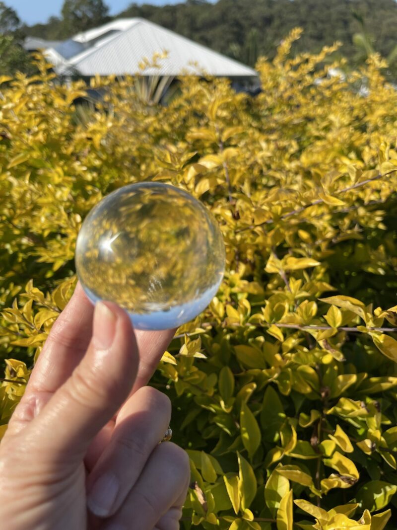 This is an amazing AAA Water Clear Quartz Sphere