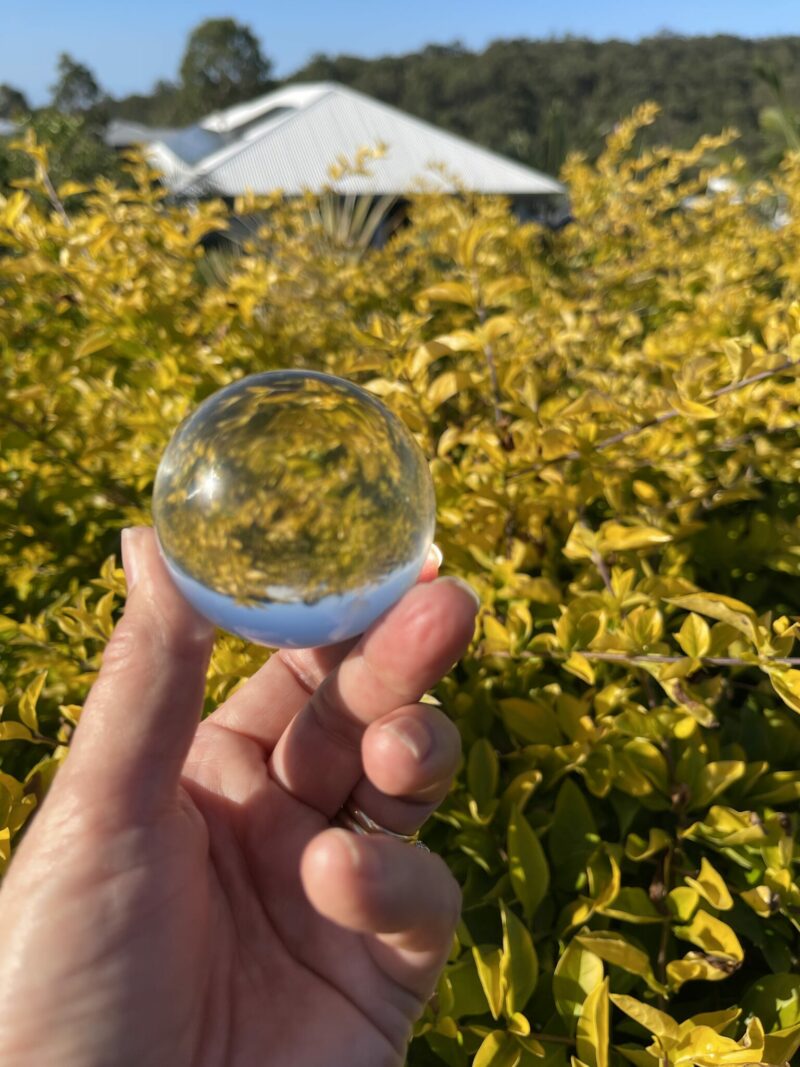 This is an amazing AAA Water Clear Quartz Sphere