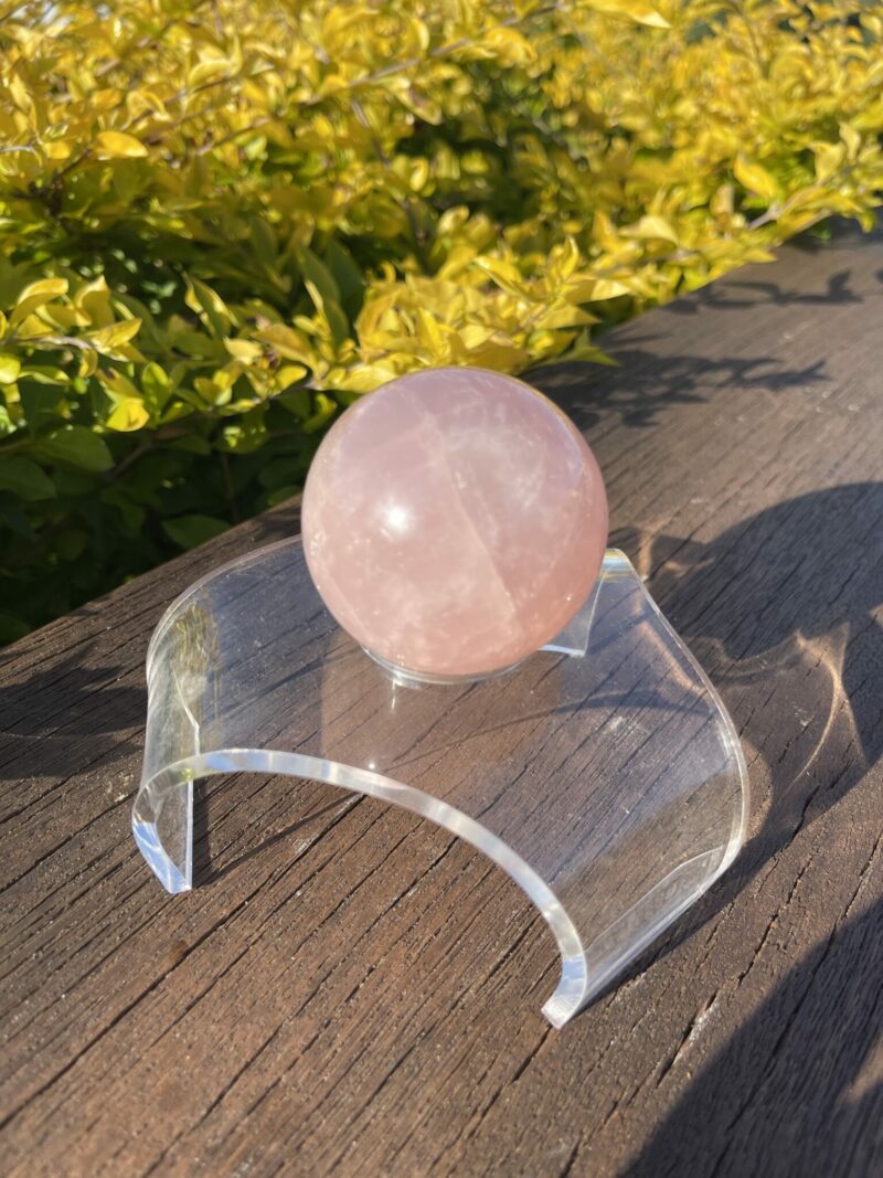 This is Loving Rose Quartz Medium Sphere of love