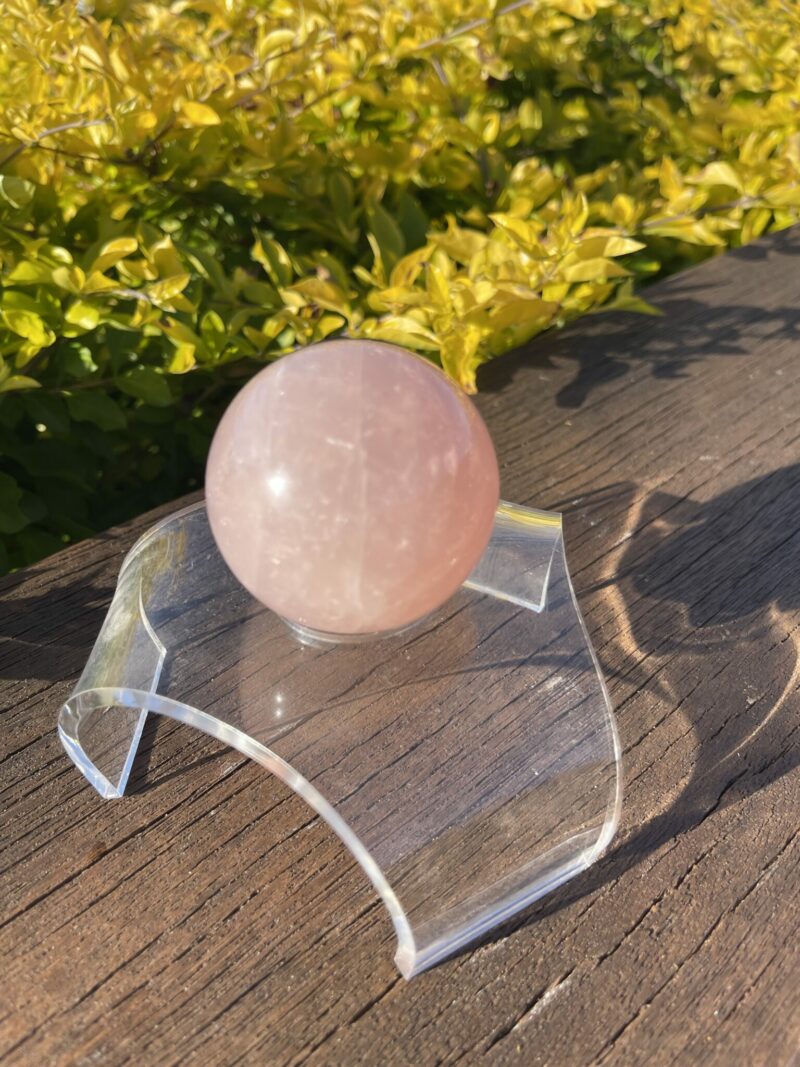 This is Loving Rose Quartz Medium Sphere of love