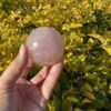 This is Loving Rose Quartz Medium Sphere of love