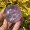 This is Rainbow Joyful Amethyst Medium Sphere