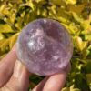 This is Rainbow Joyful Amethyst Medium Sphere