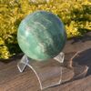 This is Deep Heart Healing XXL Green Fluorite Sphere 11cm