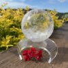 Unveil the Radiant Energy of Our XL Rainbow Clear Quartz Sphere (1.4kg)