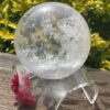 Unveil the Radiant Energy of Our XL Rainbow Clear Quartz Sphere (1.4kg)