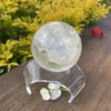 This is Brilliant XL Clear Quartz Sphere 1.1kg of clarity