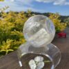 This is Brilliant XL Clear Quartz Sphere 1.1kg of clarity