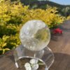 This is Brilliant XL Clear Quartz Sphere 1.1kg of clarity