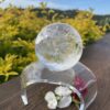 This is Dragon Figure Clear Quartz Sphere