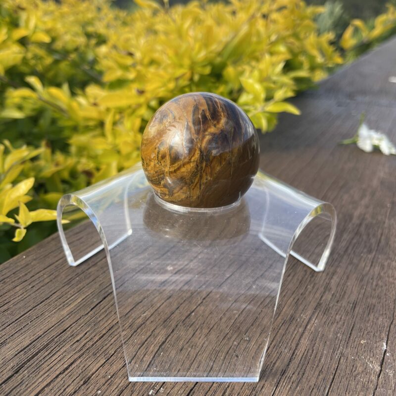 This is Dynamic Tiger Eye Sphere 5cm