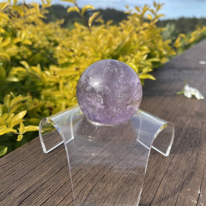 This is Heavenly Amethyst Sphere 58mm