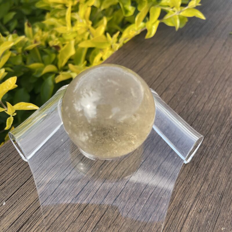 This is Tranquil Smoky Quartz Sphere 52mm