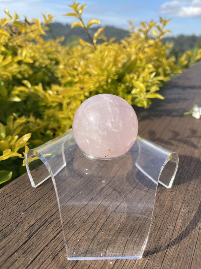 This is Gentle Rose Quartz Sphere 5cm