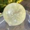 This is Sunny Golden Calcite Sphere 44mm