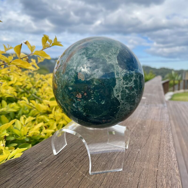 This is Enchanting XXL Ocean Jasper Sphere 3.7kg