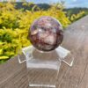 This is stunning Large Fiery Hematoid Quartz Sphere 75mm