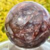 This is stunning Large Fiery Hematoid Quartz Sphere 75mm