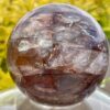 This is stunning Large Fiery Hematoid Quartz Sphere 75mm