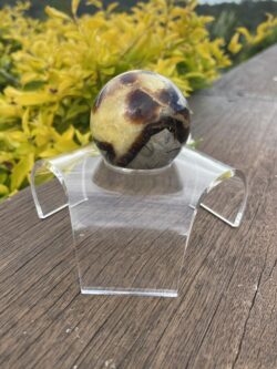 This is Cute Septarian Quartz Sphere 55mm