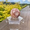 This is Lighter Fiery Hematoid Quartz Sphere 65mm