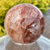 This is Lighter Fiery Hematoid Quartz Sphere 65mm