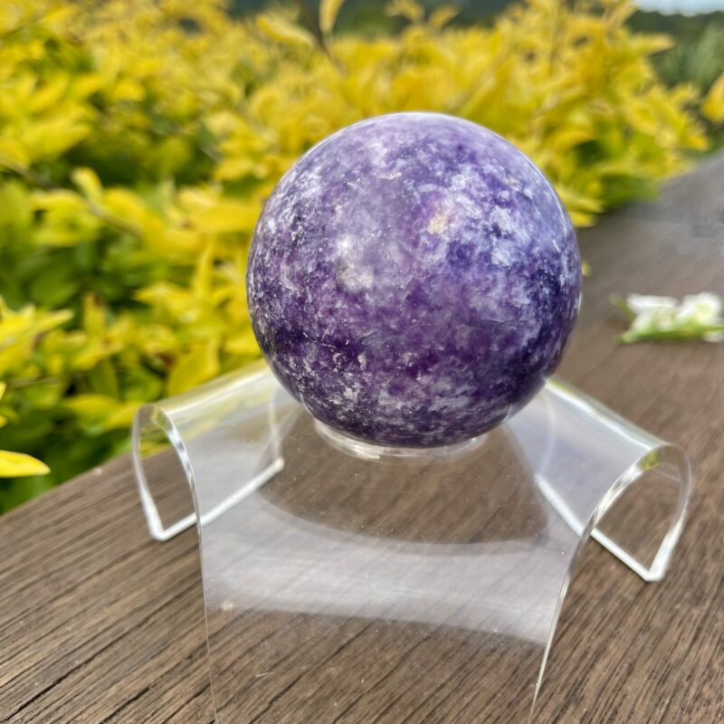 This is Serenity Lepidolite Sphere 67mm