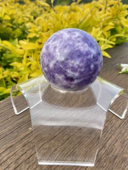 This is Serenity 3 Lepidolite Sphere 61mm