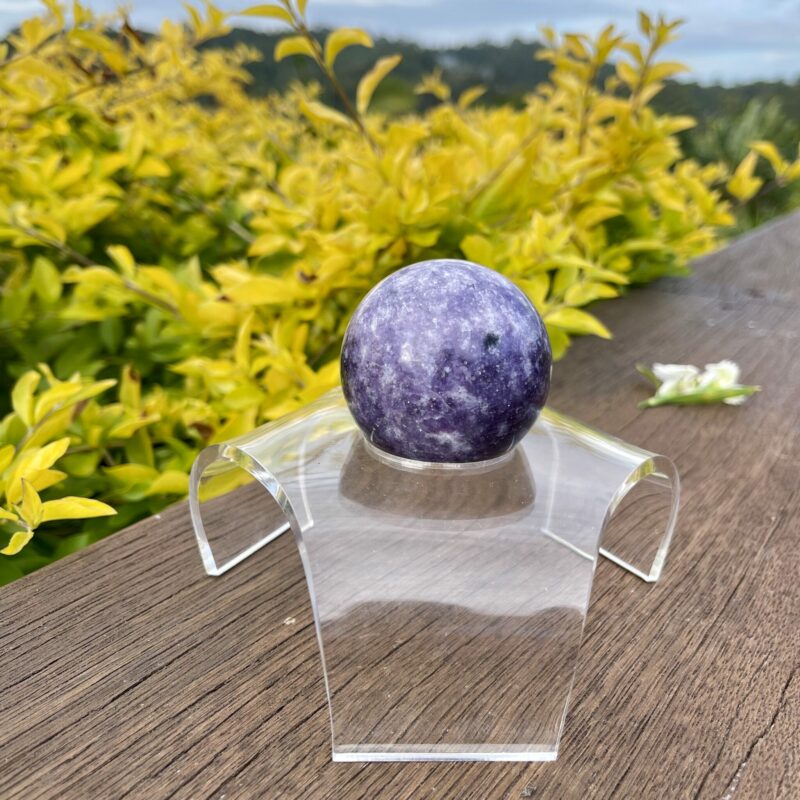 This is Serenity 6 with our Lepidolite Sphere 53cm