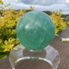 This is Deep Heart Healing XL Green Fluorite Sphere 1.53kg