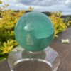 This is Deep Heart Healing XL Green Fluorite Sphere 1.53kg