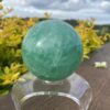 This is Deep Heart Healing XL Green Fluorite Sphere 1.53kg