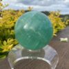 This is Deep Heart Healing XL Green Fluorite Sphere 1.53kg