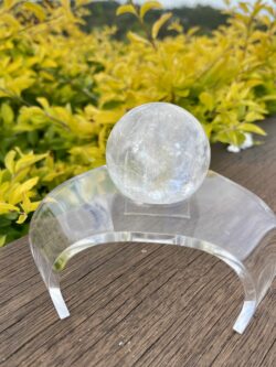 This is Beautiful Clear Calcite Sphere 54mm