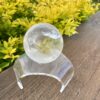 This is All-Seeing Eye Clear Quartz Sphere 79mm