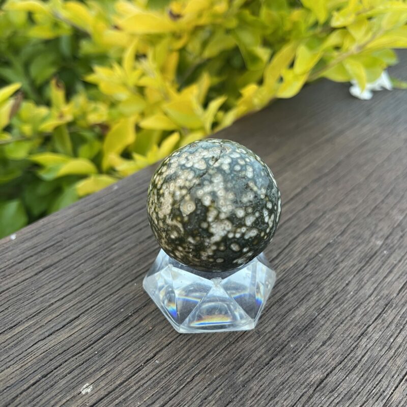 This is Ocean Jasper Sphere 4cm